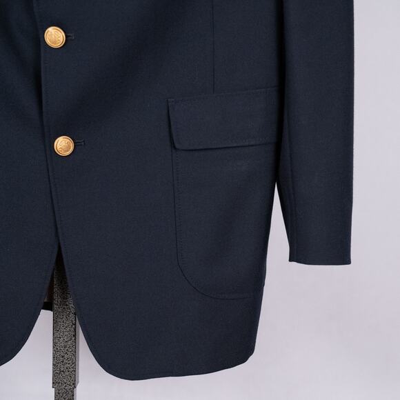 Arnold Palmer Executive Collection Men's Blazer Navy Blue w/ Gold Buttons 42 XL - Picture 4 of 9